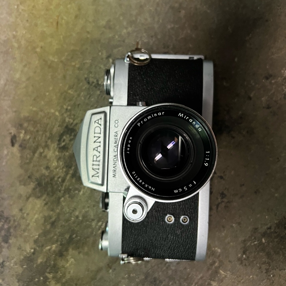 Vintage Camera - Black and Silver